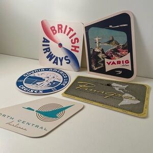 Louis Vuitton jumbo luggage sticker set